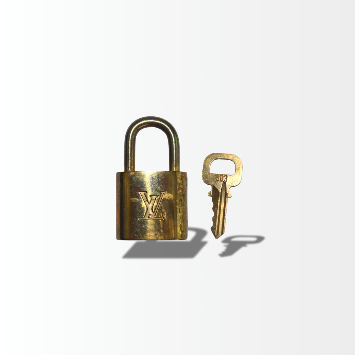 Louis Vuitton Padlock Vorhängeschloss Gold Nr.303