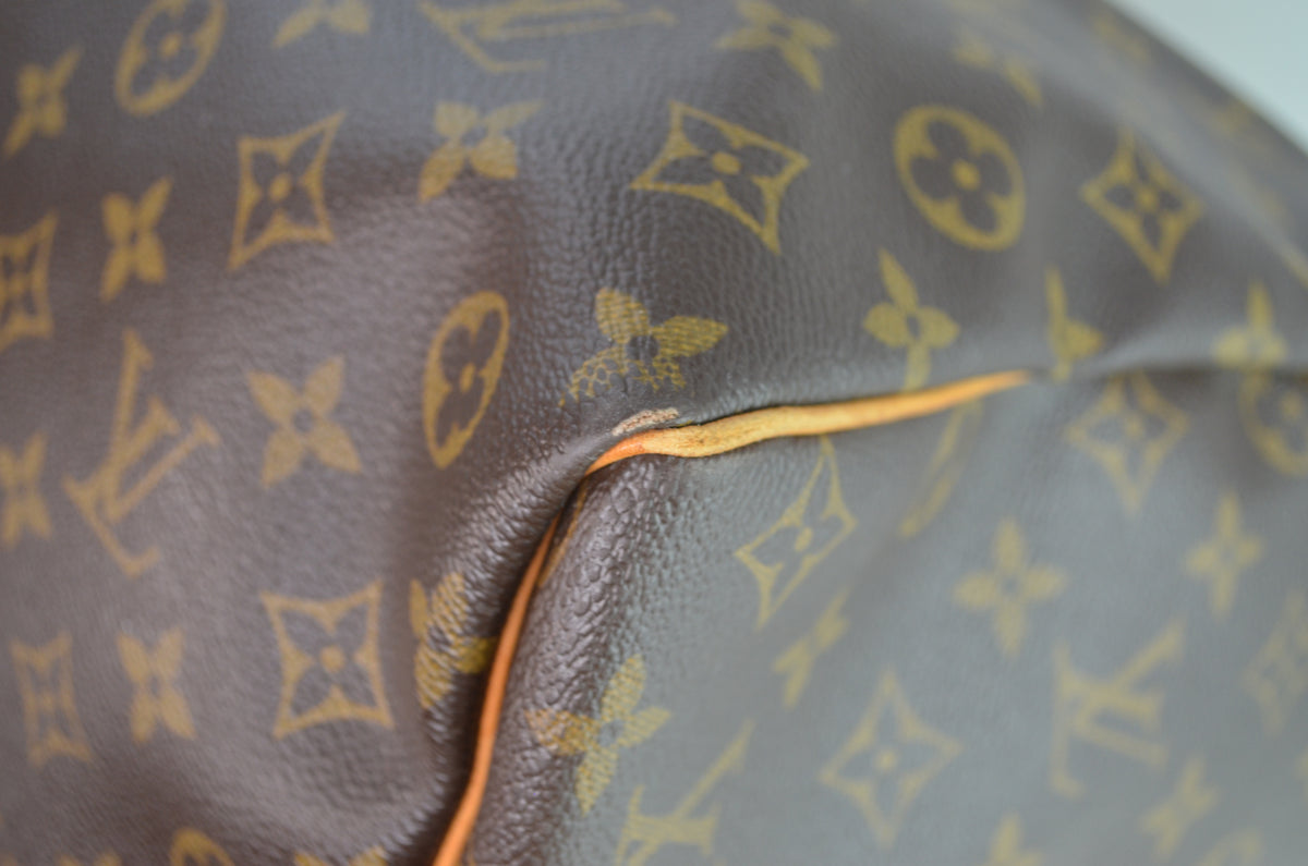 Louis Vuitton Keepall Reisetasche Monogram Canvas Braun Vintage