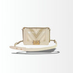 Chanel Boy CC-Verschluss in Gold und Silber
