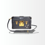 Louis Vuitton Petite Malle Epi Schwarz 3 Crosses – Vorderansicht