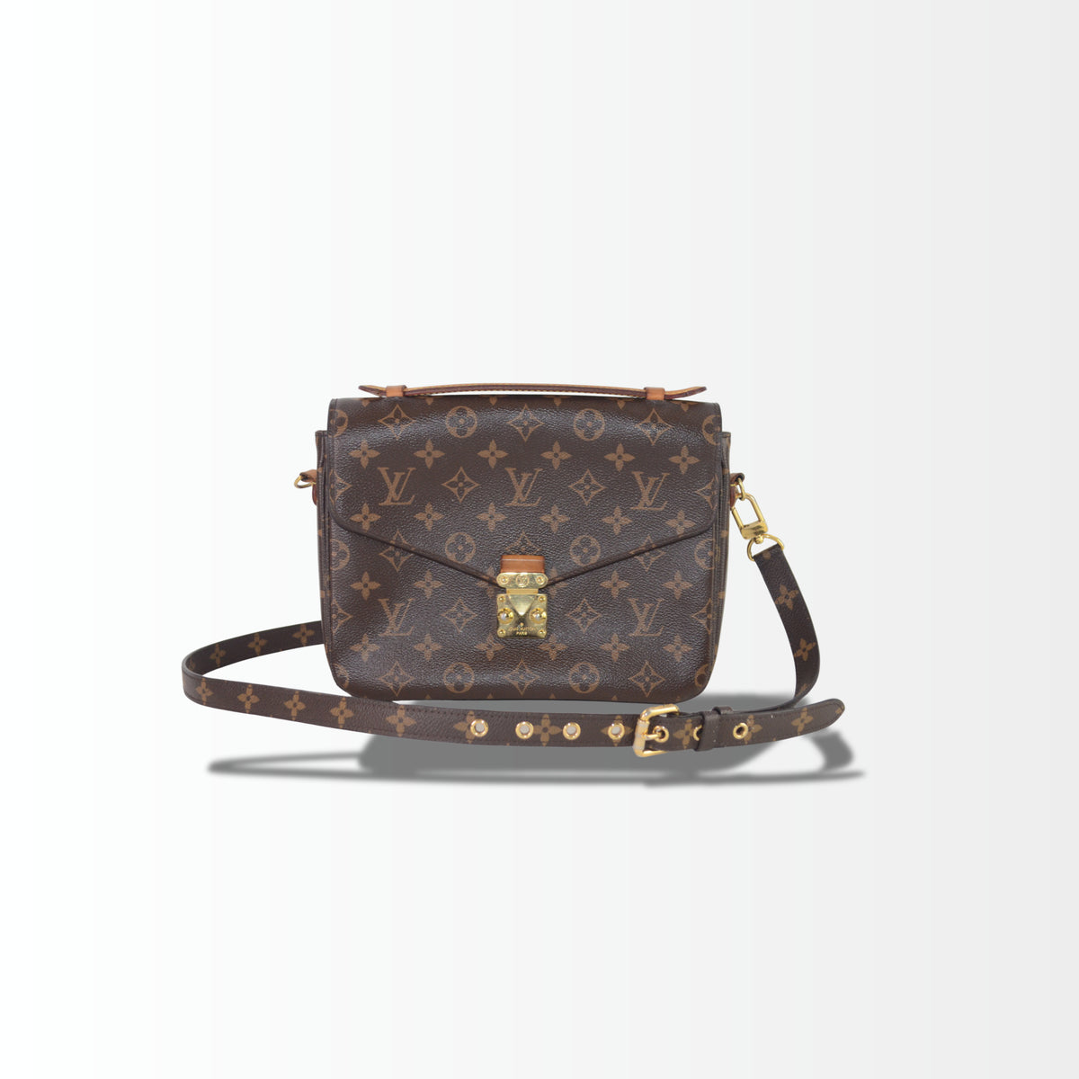 Louis Vuitton Pochette Métis aus Monogram Canvas in Braun