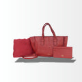 Valentino Garavani To Be Cool Tote aus rotem Leder mit Pouch und Staubbeutel