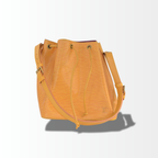 Louis Vuitton Petit Noé Bucket Bag aus gelbem Epi Leder mit Schulterriemen und Kordelzug