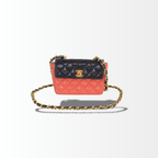 Chanel Mini Flap Bag Bicolor Schwarz Rot | Luxe4Less
